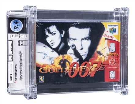 1997 N64 Nintendo (USA) "GoldenEye 007" Sealed Video Game - WATA 9.4/A++